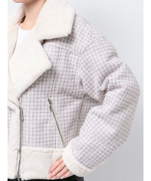 CALNAMUR（カルナムール） ブルゾン アウター FAKE MOUTON AND TWEED