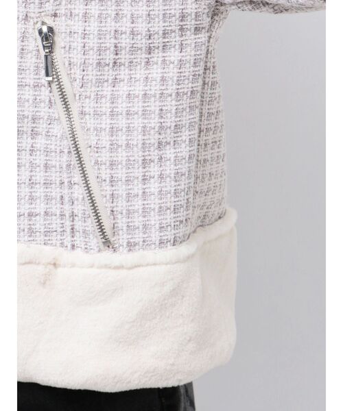 CALNAMUR（カルナムール） ブルゾン アウター FAKE MOUTON AND TWEED