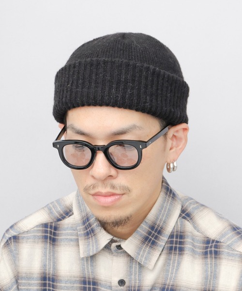 セレブ ニット帽 ニットキャップ アルパカ混 ボリューム 1ロール