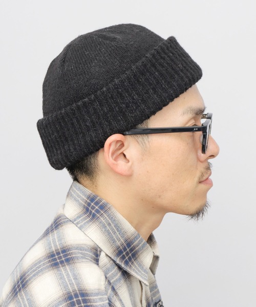 セレブ ニット帽 ニットキャップ アルパカ混 ボリューム 1ロール