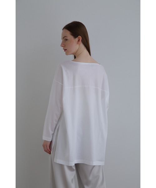 LE PHIL(ルフィル) 長袖カットソー サイズF レディース新品同様  - 白 クルーネック/フリル LE PHIL tシャツ オーバーサイズT レディース : ZOZOTOWN Yahoo