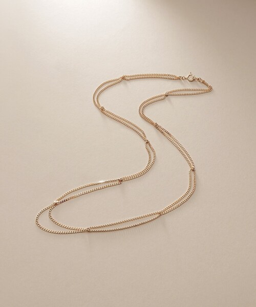 COCOSHNIK（ココシュニック） ネックレス K10キヘイループ ネックレス