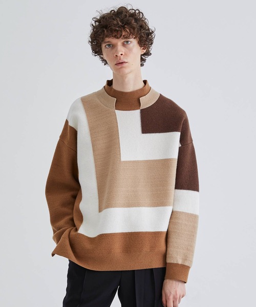CULLNI」 長袖ニット 2 キャメル メンズ : 87533120 : ZOZOTOWN Yahoo 