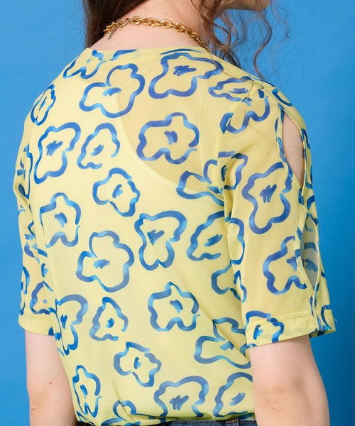 「MAISON SPECIAL」 半袖カットソー FREE オレンジ レディース MAISON SPECIAL 「MAISON SPECIAL」 半袖Tシャツ FREE オレンジ
