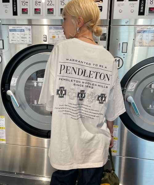 新品タグ付WhiteMountaineering×PENDLETON カットソー PENDLETON tシャツ / バックプリント Tシャツ レディース