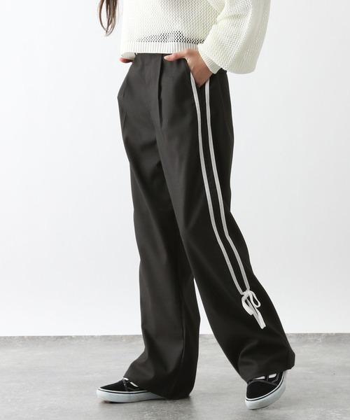 GLOBAL WORK（グローバルワーク） パンツ イージーケアリボンライン