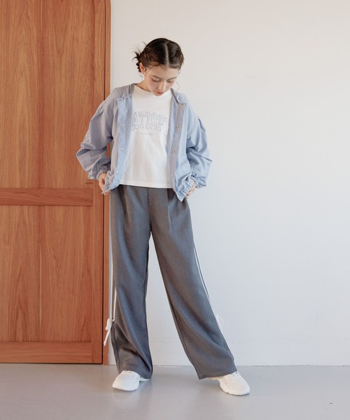 マッコイ商品 GLOBAL WORK｜イージーケアリボンラインパンツ/キッズ/286178