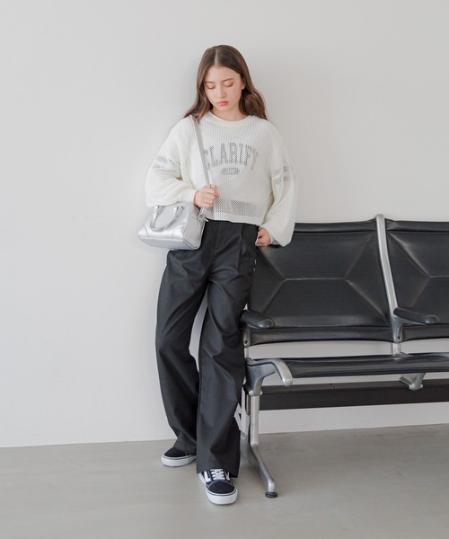 GLOBAL WORK（グローバルワーク） パンツ イージーケアリボンライン