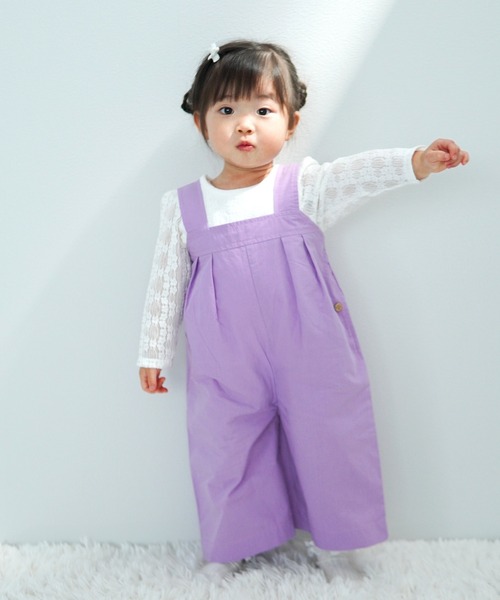 サロペット・オーバーオール・オールインワン Purple MAKE YOUR DAY（メイクユアデイ） サロペット オーバーオール タック