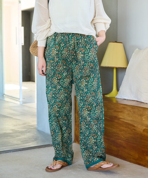 STRETCH JONES NEW YORK ペーズリー柄 パンツ 14 $_12.JPG?set_id=880000500F