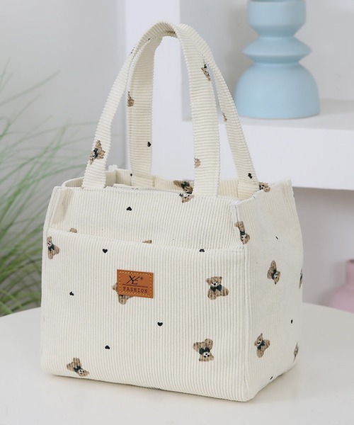 VIBGYOR トートバッグ FReePLACe/くま ランチ トートバッグ X12408