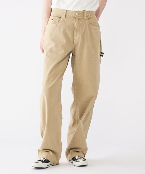 カーペンター　120.120.140 新品未使用品 TOMMY JEANS チノパン キャンバスカーペンターパンツ メンズ