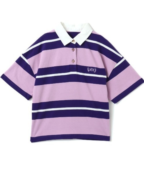 atmos pink Rugger Shirt / アトモス ピンク ラガーシャツ レディース