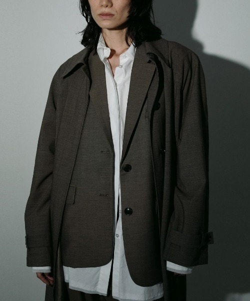 anuke（アンヌーク） ステンカラーコート コート anuke Soutiencollar