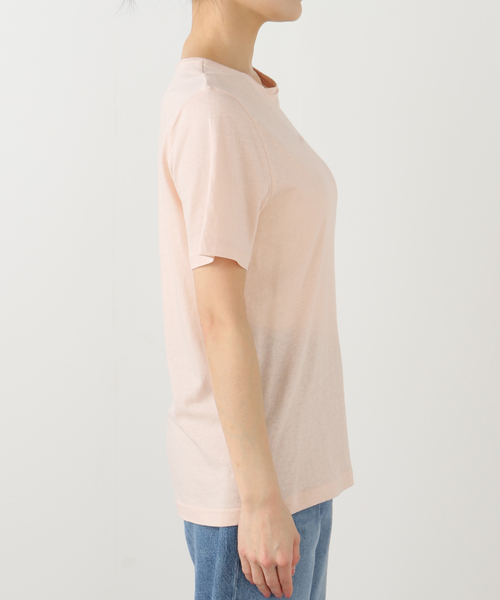 JOURNAL STANDARD tシャツ 麻混天竺ワンポイントシシュウTシャツ