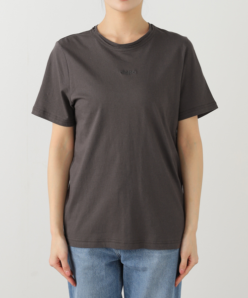 tシャツ 麻混天竺ワンポイントシシュウTシャツ レディース JOURNAL STANDARD tシャツ 麻混天竺ワンポイントシシュウTシャツ