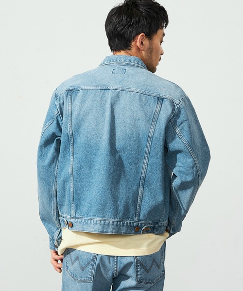 訳あり Wrangler ラングラー ブルーデニム ジャケット M おしゃれ Wrangler デニムジャケット gジャン Wrangler/ラングラー