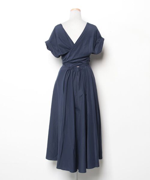 【美品】VERMEIL par iena ネイビー 半袖 ひざ丈ワンピース 美品】VERMEIL par iena ネイビー 半袖 ひざ丈ワンピース - メルカリ