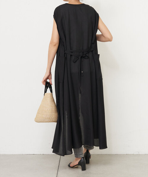 BEARDSLEY ベスト ジレ シアーロングジレ レディース : ZOZOTOWN