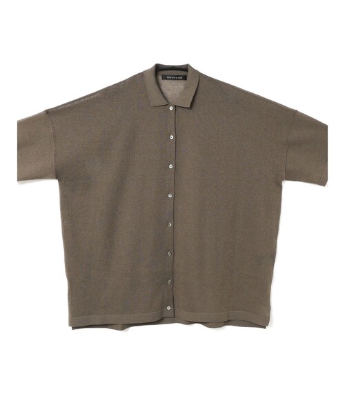 mizuiroind ニット セーター mizuiro ind ワイドニットシャツ