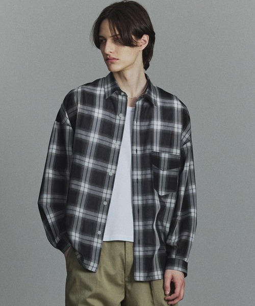 PUBLIC TOKYO シャツ ベーシックシアーシャツ メンズ : ZOZOTOWN