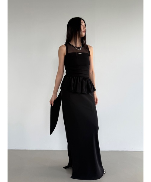 Didot.showroom チューブトップ ベアトップ リボンベアトップ