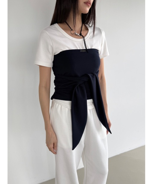 Didot.showroom チューブトップ ベアトップ リボンベアトップ