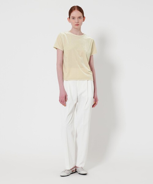 tシャツ 「Steven Alan」ベロア Tシャツ レディース STEVEN ALAN tシャツ 「Steven Alan」ベロア Tシャツ レディース