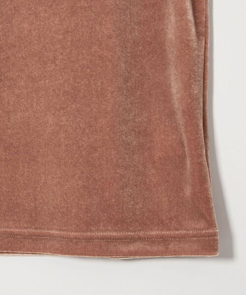 tシャツ 「Steven Alan」ベロア Tシャツ レディース STEVEN ALAN tシャツ 「Steven Alan」ベロア Tシャツ レディース