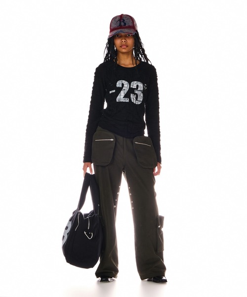 BEEDEN tシャツ NUMBERING CONNECTION TOPS レディース
