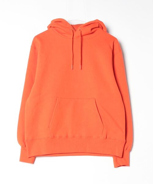 beamst パーカー BEAMS T 「BEAMS T」 プルオーバーパーカー LARGE オレンジ