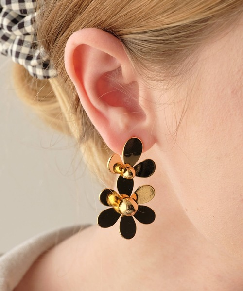 ピアス メタルフラワーピアス レディース : ZOZOTOWN Yahoo!店 - 通販