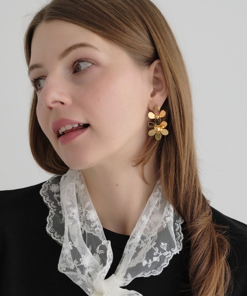 ピアス メタルフラワーピアス レディース : ZOZOTOWN Yahoo!店 - 通販
