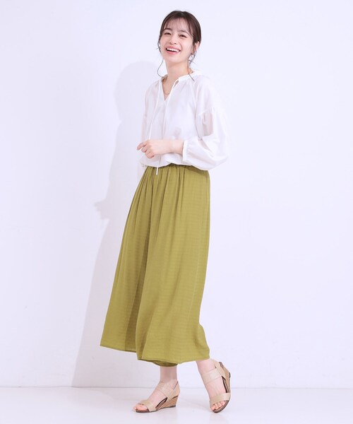 MARNI ガウチョパンツ ガウチョパンツ 綿麻オックス | パンツクロップド | 【公式】D*g