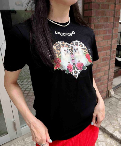 tシャツ HEY! Mrs ROSE(ヘイ！ミセスローズ)「Ray! Mrs ROSE」ちびTシャツ レディース