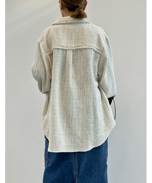 「Re:EDIT」 ステンカラーコート LARGE ブラック系その他 レディース_画像8