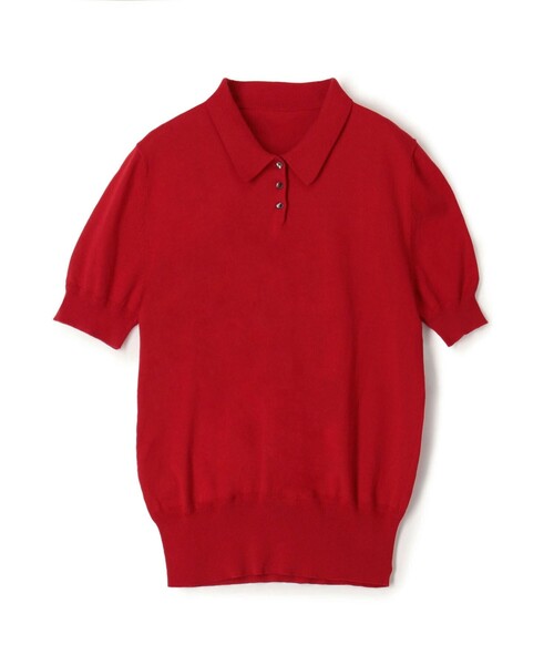 ニット セーター SUPER A MARKET SHORT SLEEVE POLO レディース