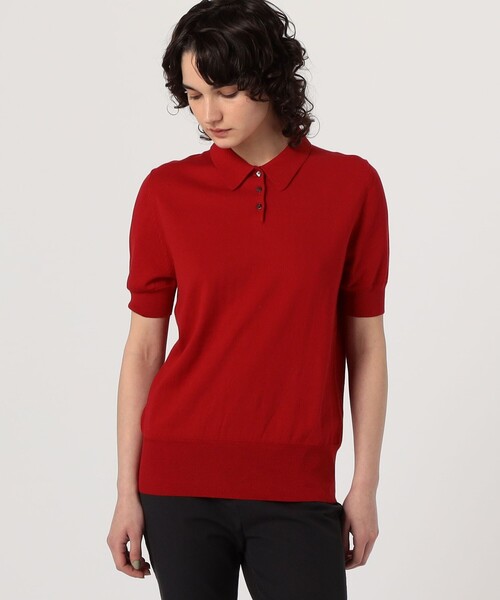 ニット セーター SUPER A MARKET SHORT SLEEVE POLO レディース TOMORROWLAND ニット セーター SUPER A MARKET SHORT SLEEVE