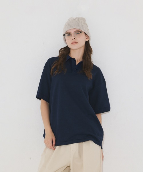 ポロシャツ ポロ 「UN-USELESS」アンユースレス/ USL LINEN POLO KNITEE レディース メンズ