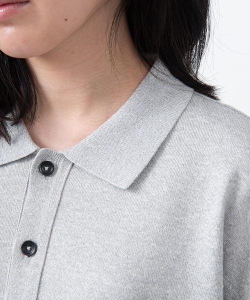 ポロシャツ ポロ 「UN-USELESS」アンユースレス/ USL LINEN POLO KNITEE レディース メンズ UNーUSELESS ポロシャツ ポロ 「UN-USELESS」アンユースレス