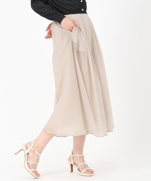 #ミーカ専用出品202409ご購入作品 MISCH MASCH スカート 2025春夏新作 シアーカラースカート