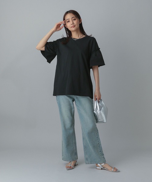 ジーンズ デニム デニムパンツ MATINEE LINE/デニムフレアパンツ/498304 レディース | GLOBAL WORK | 16