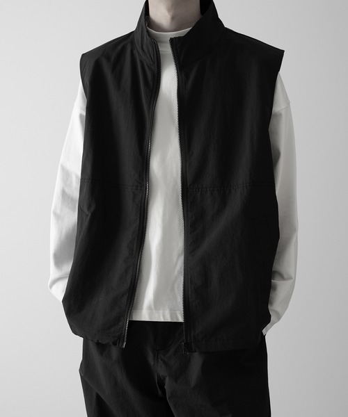 RUUBON ナイロン　ベスト　S RUUBON ベスト ジレ 「RUUBON」mulch pocket nylon mesh vest