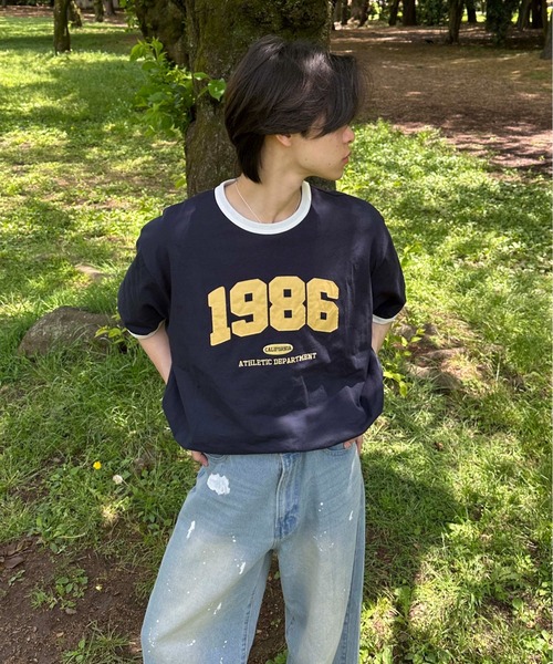tシャツ ナンバリングリンガーTシャツ レディース メンズ : ZOZOTOWN