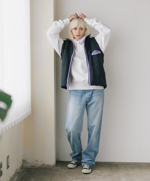 Columbia フリースベスト Sサイズ クリーム/ネイビー Columbia フリースベスト Sサイズ クリーム/ネイビー Columbia