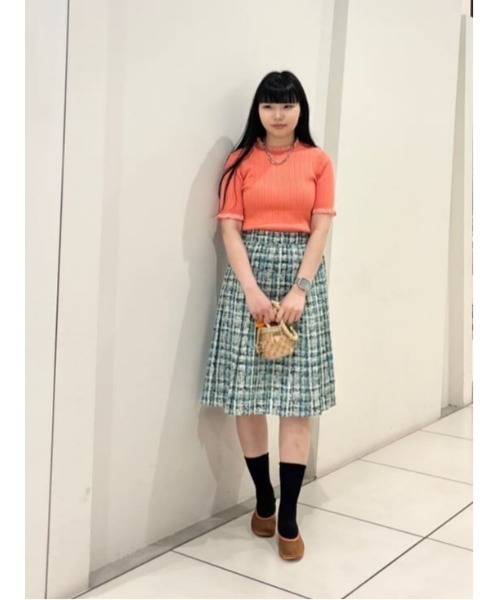 【LOULOU WILLOUGHBY】ハーフチューブラーリブニット LOULOU WILLOUGHBY】ハーフチューブラーリブニット|allureville