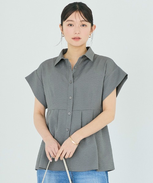 coca（コカ） ブラウス シャツ 夏 半袖 ＼再入荷／ 「田中里奈様着用