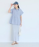 ブラウス シャツ 夏 半袖 ＼再入荷/ サッカ...の詳細画像2