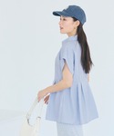 ブラウス シャツ 夏 半袖 ＼再入荷/ サッカ...の詳細画像3