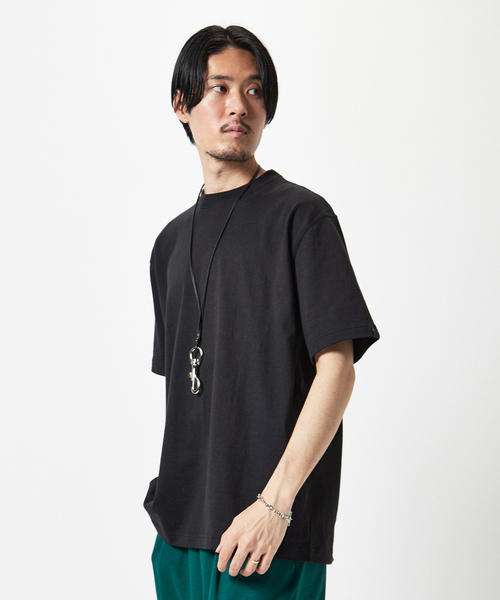 f*@様 LOOPWHEELER ネイビー Tシャツ Lサイズ LOOPWHEELER 「LOOPWHEELER」 半袖Tシャツ MEDIUM ネイビー